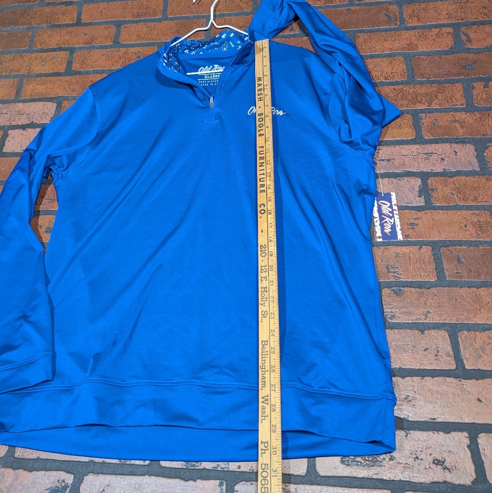 Old Row Men's XL Royal Blue Tailgate Quarter-Zip - Picture 9 of 10